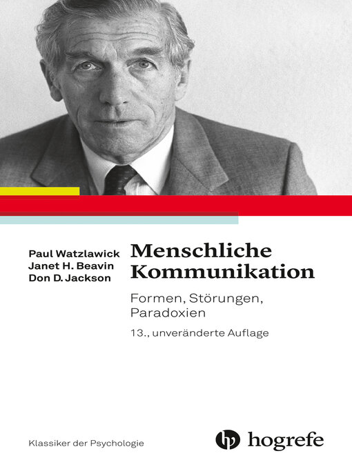 Title details for Menschliche Kommunikation by Paul Watzlawick - Wait list